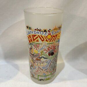 Catstudio Frosted Glass New Mexico State Collection Drinking Glass Tumbler